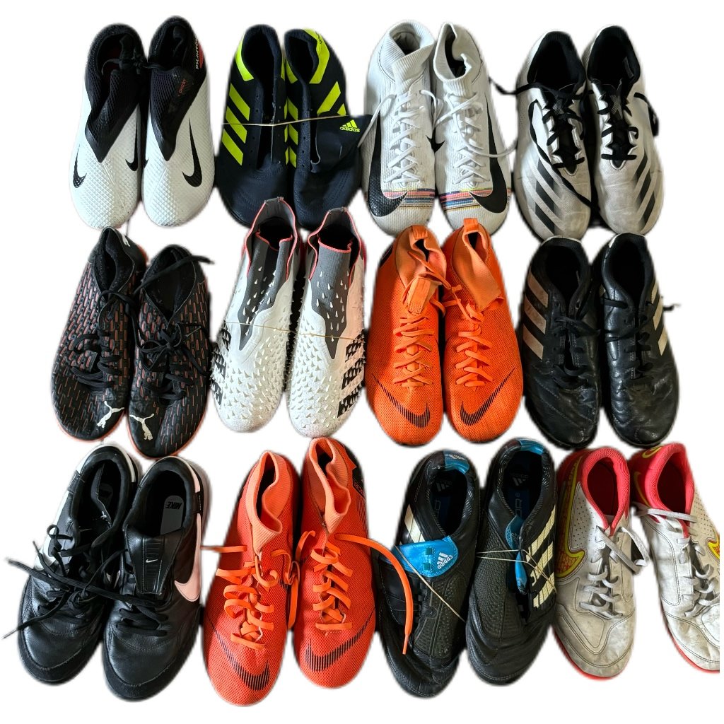 Hot Sale Men Women's Soccer Shoes Wholesale Second-Hand Original in Uk Unisex Anti-Slip round Design for Summer Autumn football