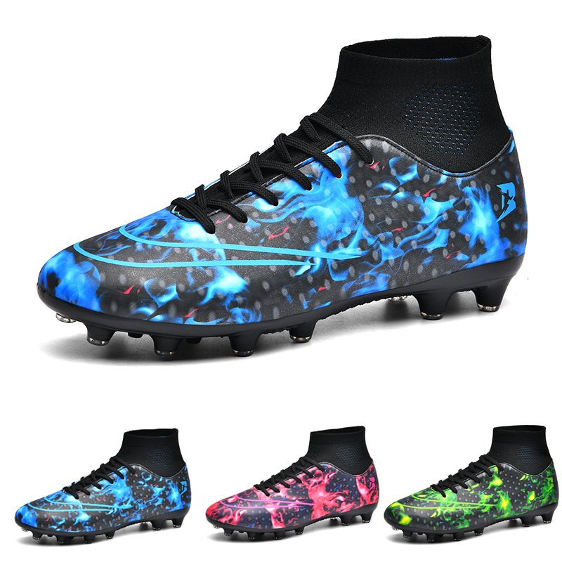 Men's crampon foot anti-slip turf football boots turf training football shoes factory customized soccer shoes