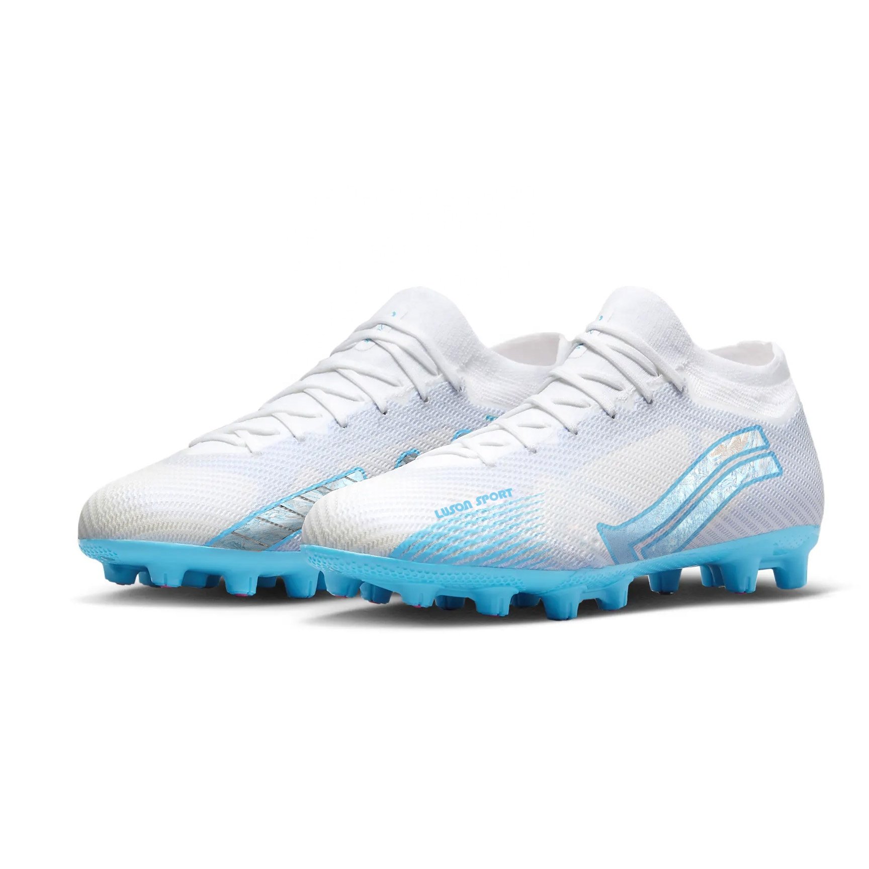 Luson Free Custom Of Colors Football Sports Training Shoes Men Ag Turf Football Soccer Boots Original Football Shoes