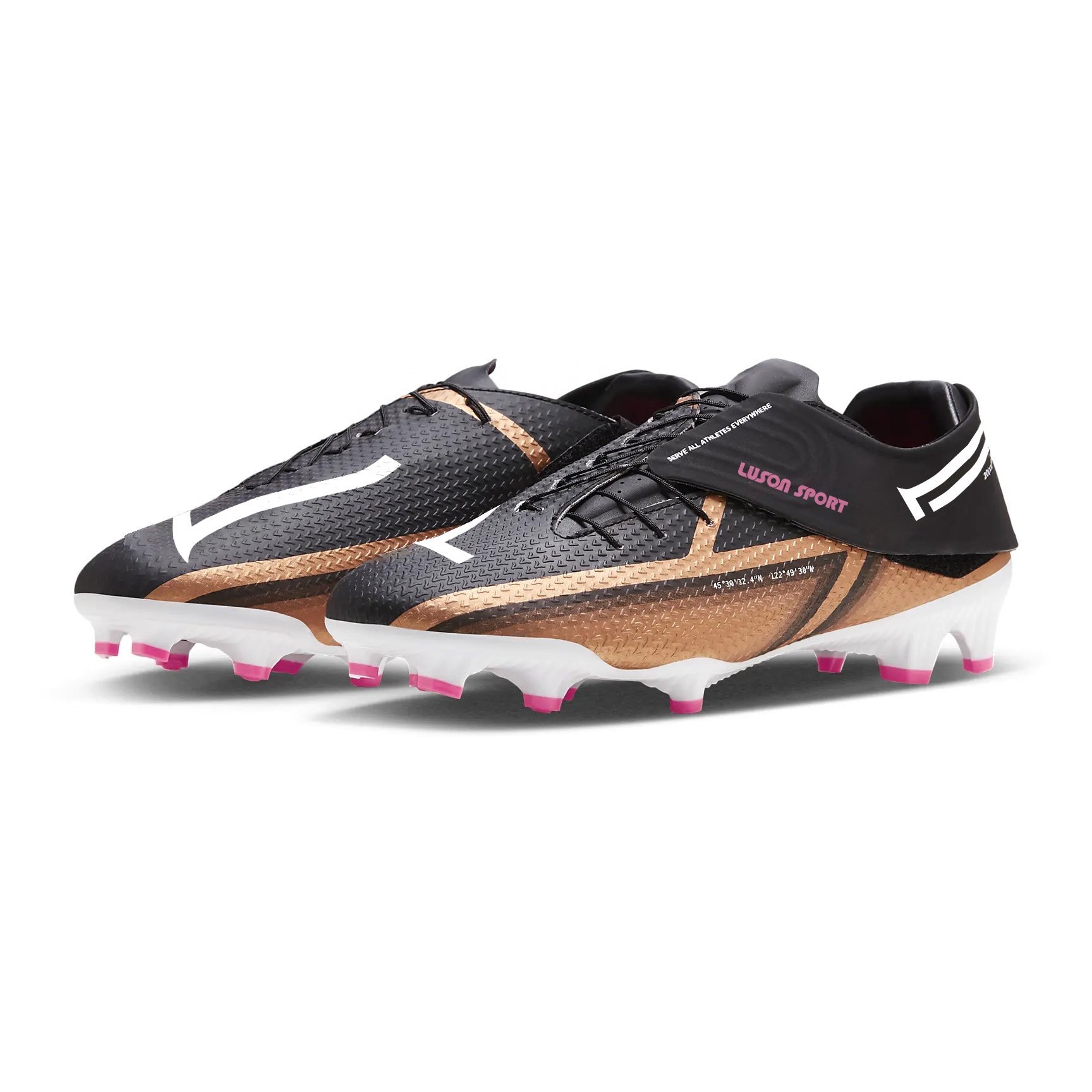 Luson Free Custom Of Colors Football Sports Training Shoes Men Ag Turf Football Soccer Boots Original Football Shoes