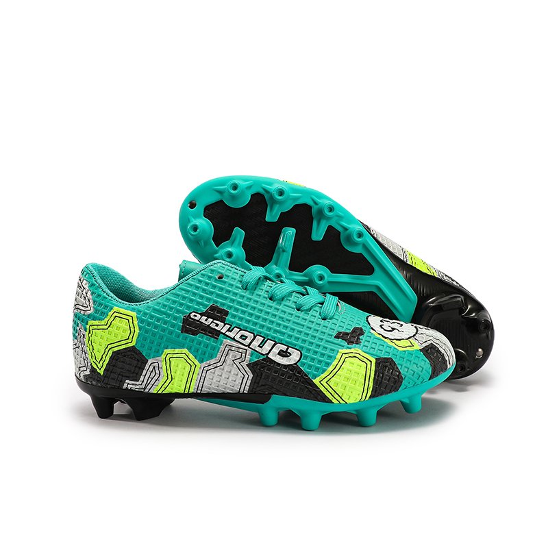 Soccer boots spikes teenagers children's professional breathable anti-slip training shoes
