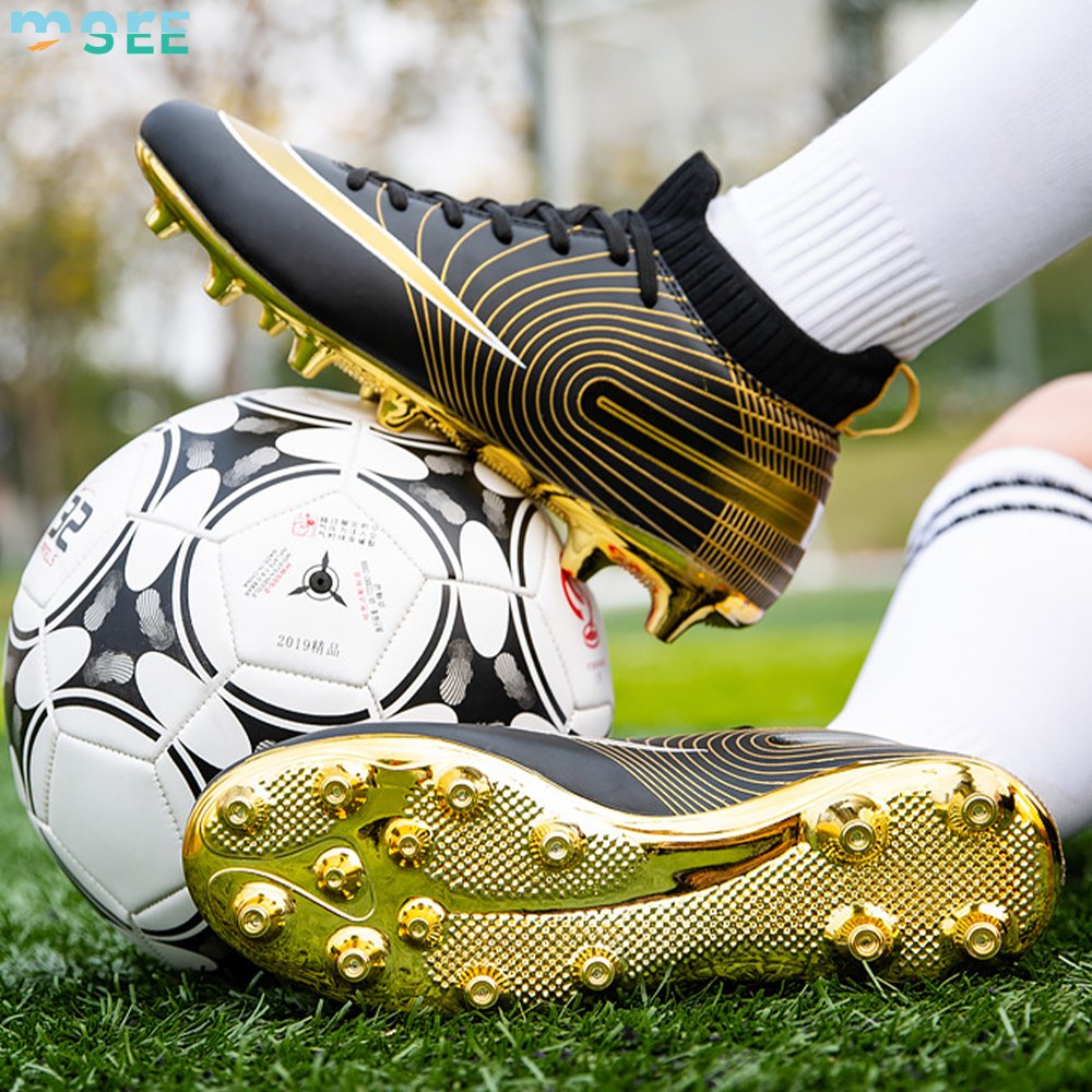 SeeMore Original High Top Training Football Cleats Outdoor Soccer Shoes Soccer Cleats Football Shoes
