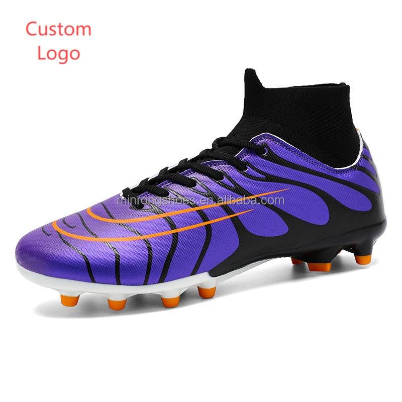 2024 most popular design football boots professional Cheap kid Soccer football shoe girl Sport futsal Cleats School size 33-44