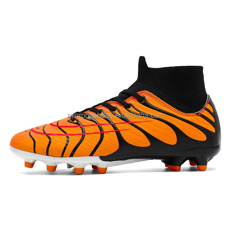 2024 most popular design football boots professional Cheap kid Soccer football shoe girl Sport futsal Cleats School size 33-44