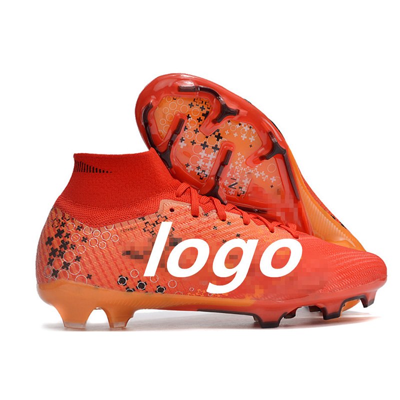 China Manufacture High Quality Cheap Sport Boots For Men Football Training Custom Soccer Outdoor Man Shoes