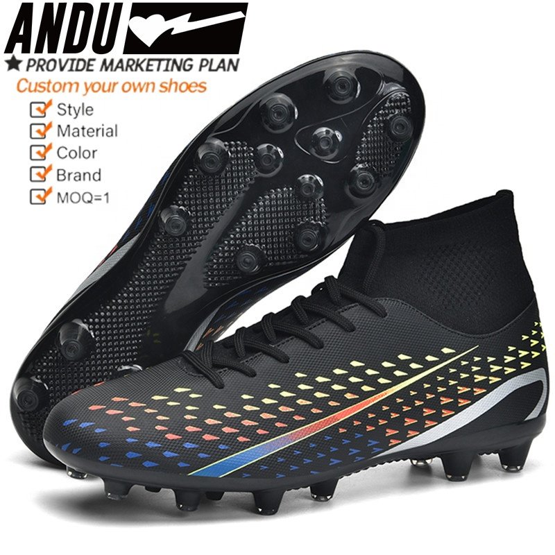 Custom Football Shoes For Men Soccer Shoes Man Kids Soccer Football Boots High Quality Professional Training Athletic Shoes