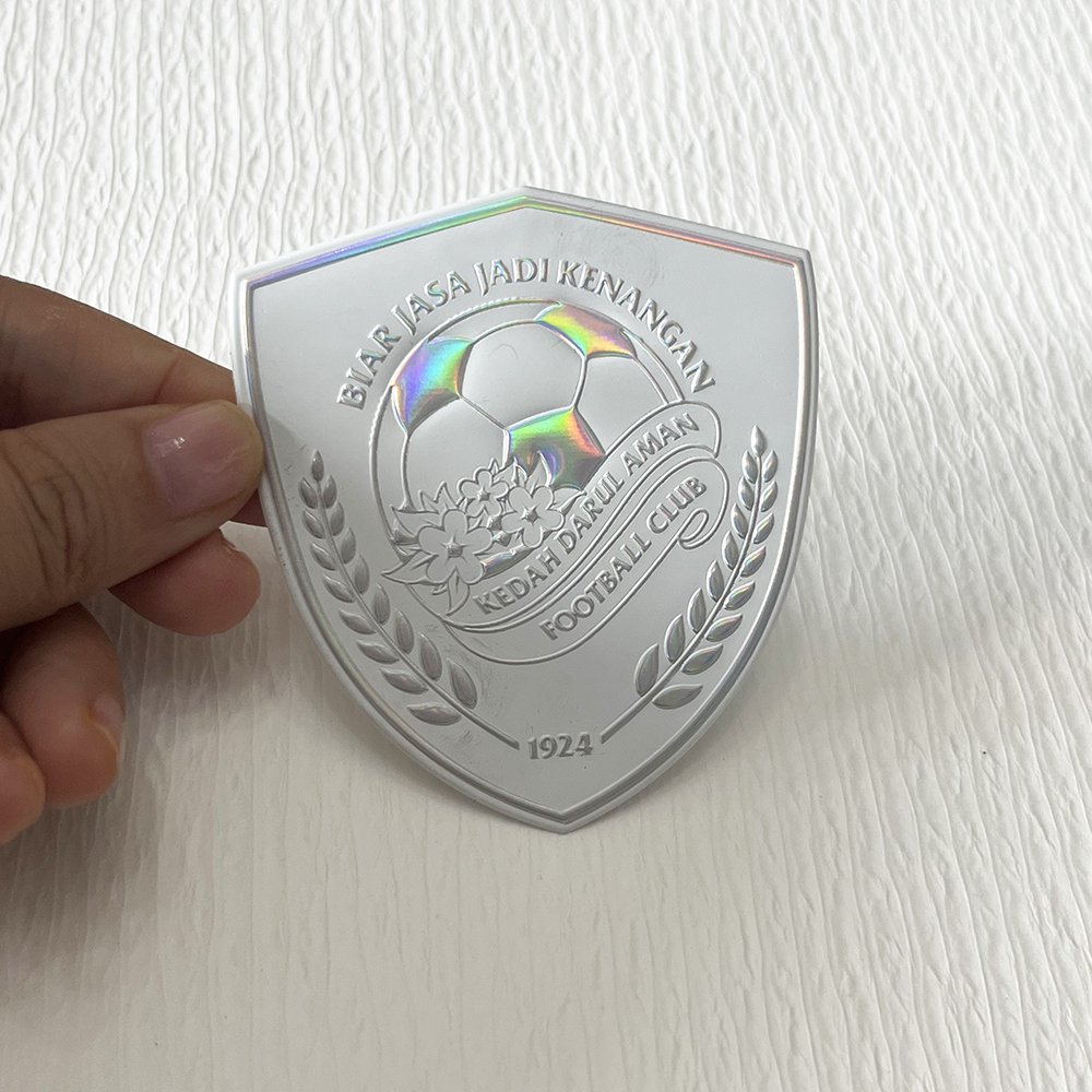 Custom TPU Raised Printing Soccer Jersey Football Team Badge Club Logo Heat Transfer 3D TPU Patch for Jersey