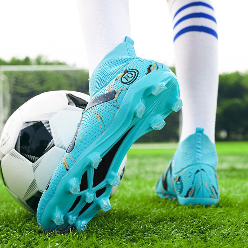 New adult long spike football shoes for men, artificial turf training competition sports shoes for women