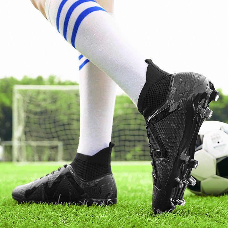New adult long spike football shoes for men, artificial turf training competition sports shoes for women