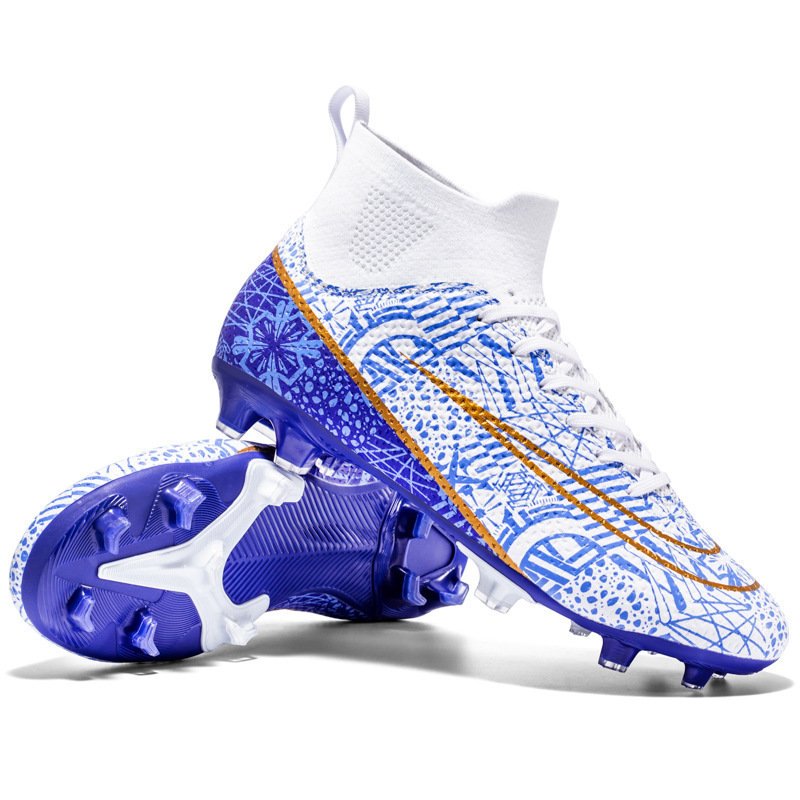 New adult long spike football shoes for men, artificial turf training competition sports shoes for women