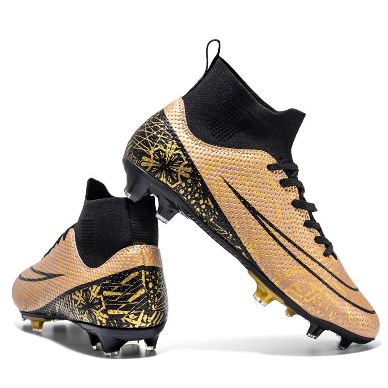 New adult long spike football shoes for men, artificial turf training competition sports shoes for women