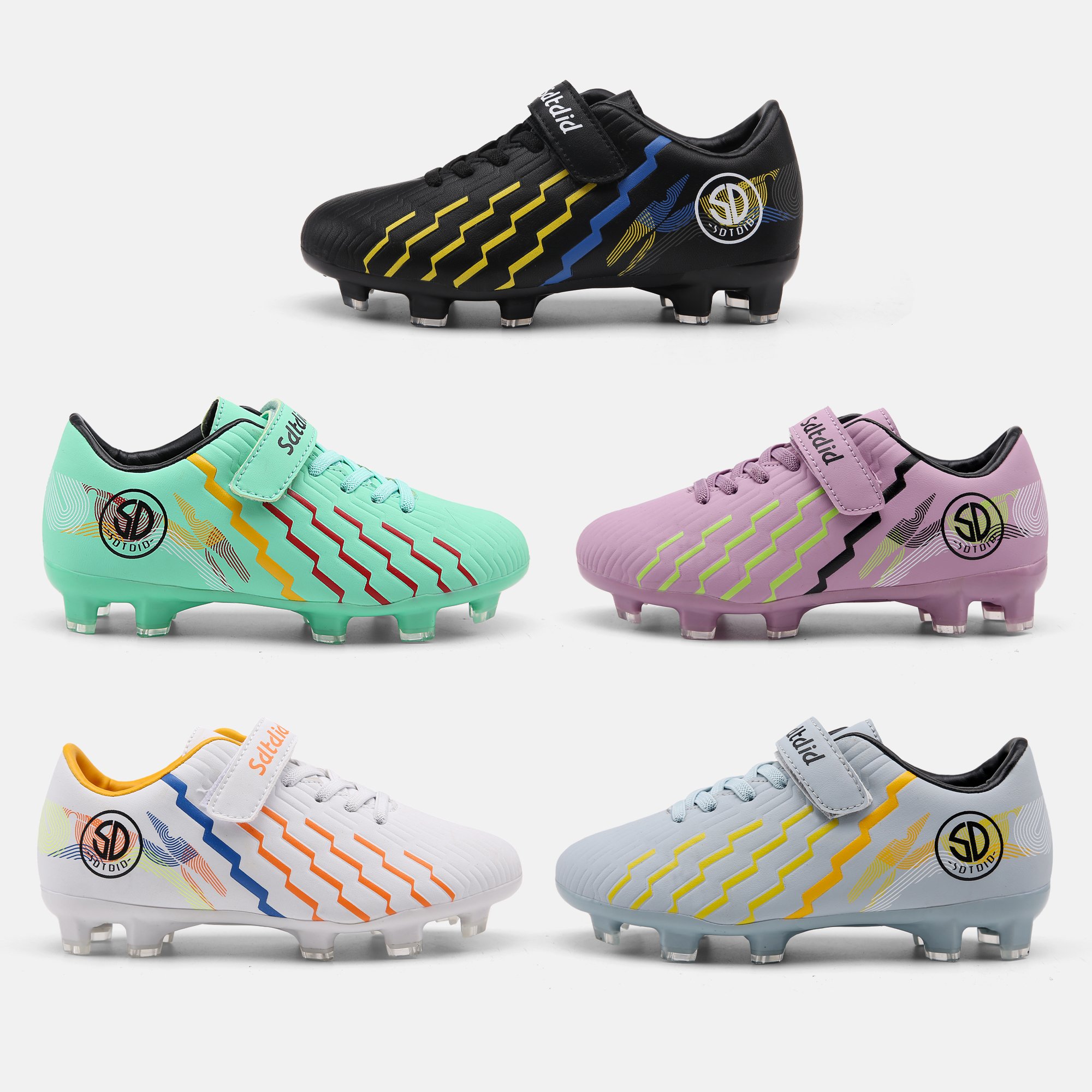 Manufacturer Supply Custom Professional Training Soccer Boots Kids' Sport Shoes Leather Football Shoes Soccer Shoes For Men