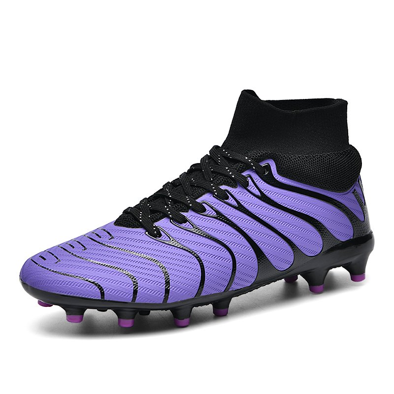 2014 Top Sellers Men's High Quality Professional Soccer Shoes Customizable PU Casual Boots Kids Boys Soccer Shoes New Autumn US