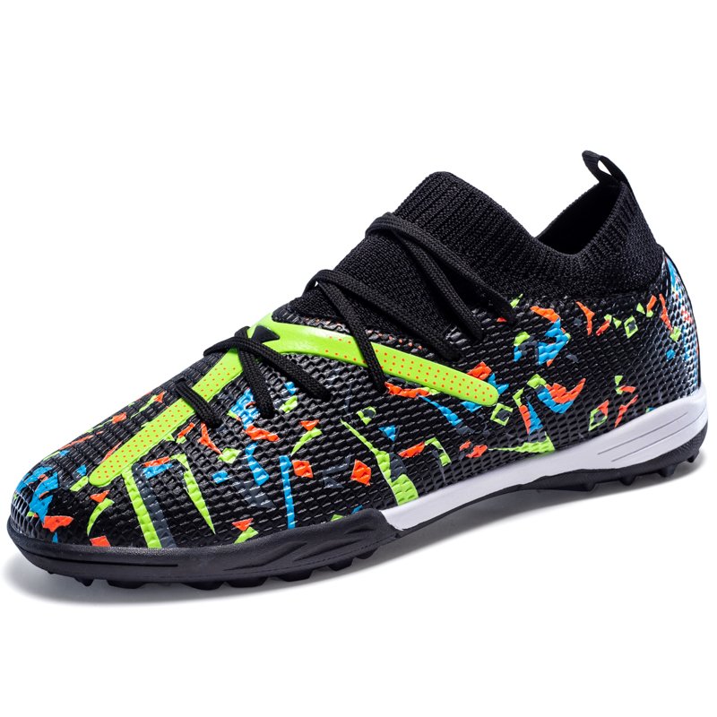 New Design Breathable Fashion Outdoor Sport Shoes Non-slip High-top 2022 Soccer Shoes Football Original
