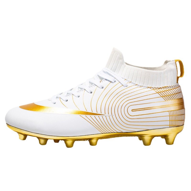 Children's soccer shoes gold long spikes sneakers men's wholesale indoor and outdoor training soccer boots football shoes