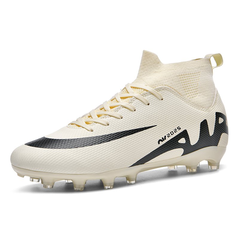 Professional Unisex High Ankle Soccer Cleats Shoes Football Boots Outdoor Training Turf Impact Winter Spring Autumn