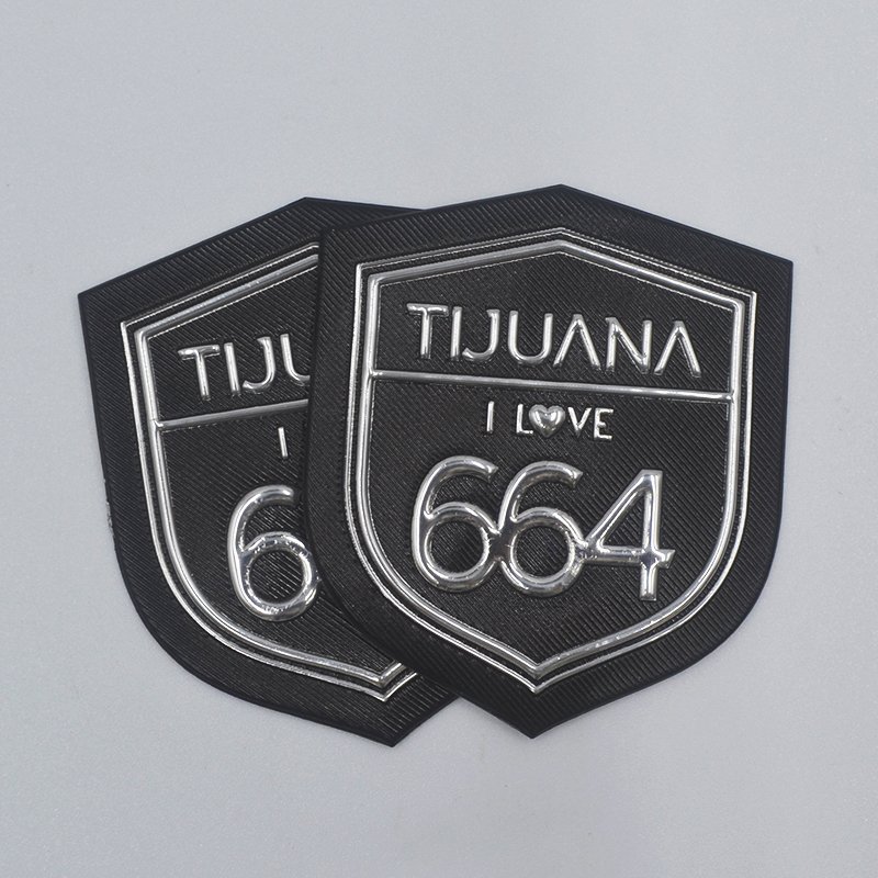 Custom Patches TPU Emblem Plastic Style Heat Transfer Embossed Logo Soccer Jersey 3D Soft TPU Badges for Football Sportswear
