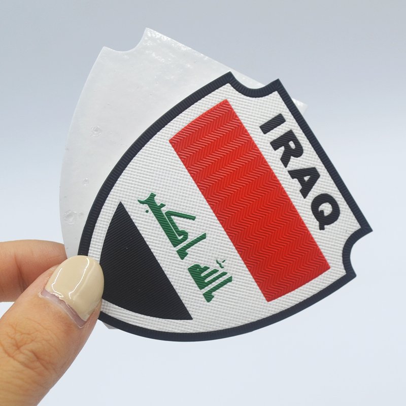 Custom Patches TPU Emblem Plastic Style Heat Transfer Embossed Logo Soccer Jersey 3D Soft TPU Badges for Football Sportswear