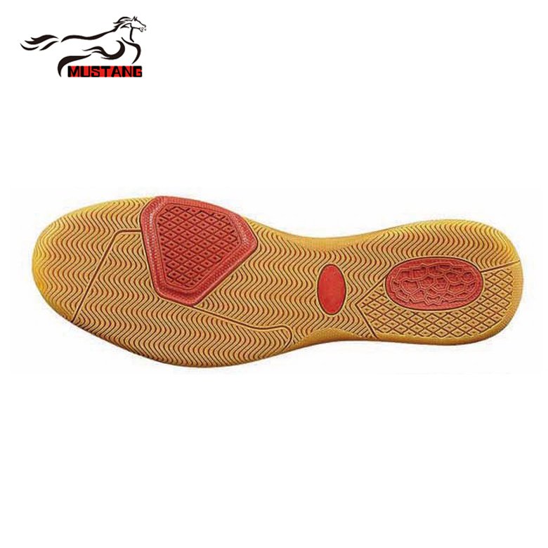 Mustang wholesale new design soccer shoe sole rubber/tpr outsoles