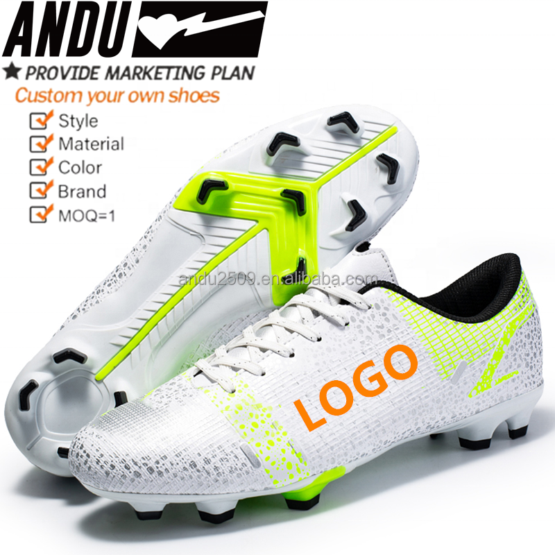Size 30-45 Custom Soccer Shoes Mens Football Shoes Training Soccer Cleats Sneakers Kids Original Turf Football Boots