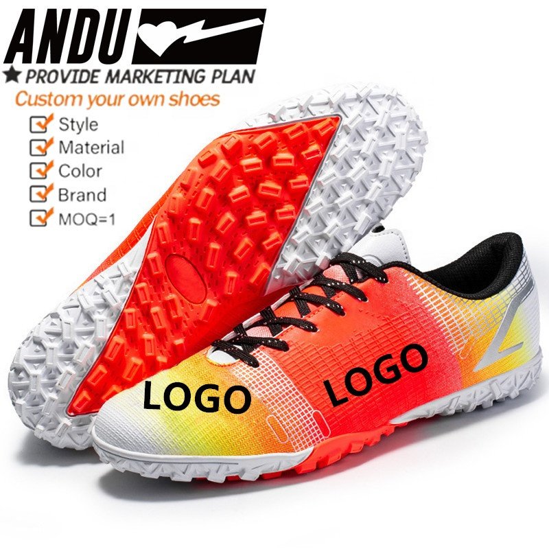 Size 30-45 Custom Soccer Shoes Mens Football Shoes Training Soccer Cleats Sneakers Kids Original Turf Football Boots