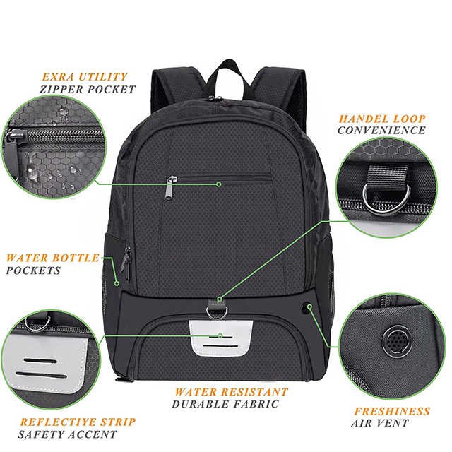 multi functional football boot bag logo pickleball fitness Basketball volleyball backpack soccer custom Casual Sports Backpacks