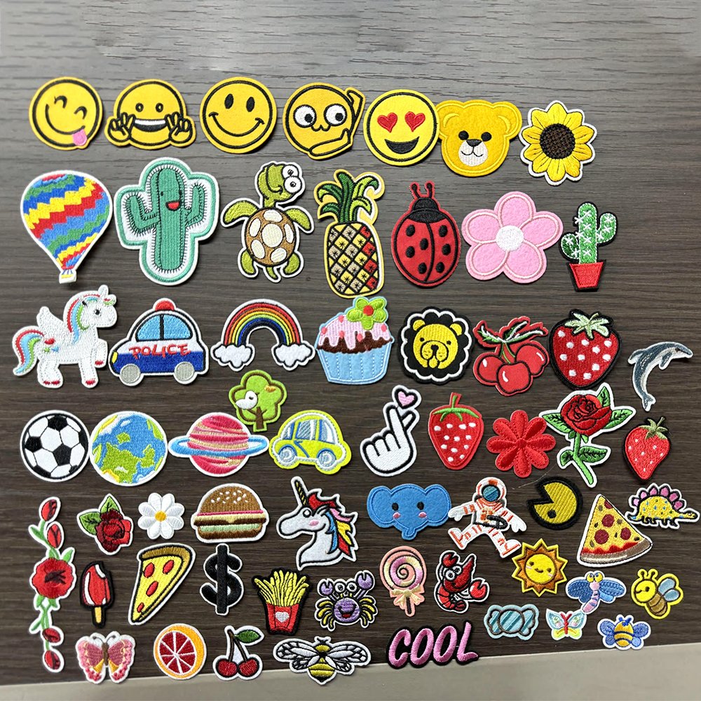 Wholesale Custom Sports nfl football Embroidery Clothes Chenille Patch Cartoon Sport Ball Iron On Embroidered Patches for Hats