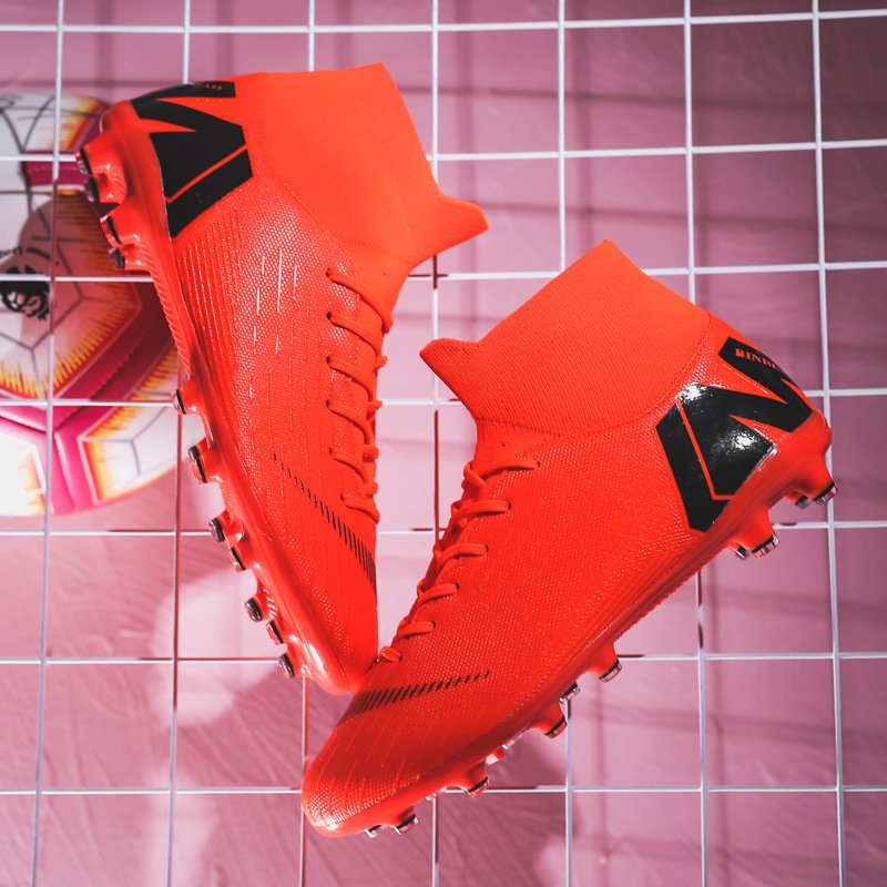 Customized Men Outdoor Training High Quality Spikes Football Boots turf FG men Soccer Shoes