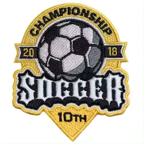 Custom logo customizing Soccer Shoes Patch Iron On Soccer Patches