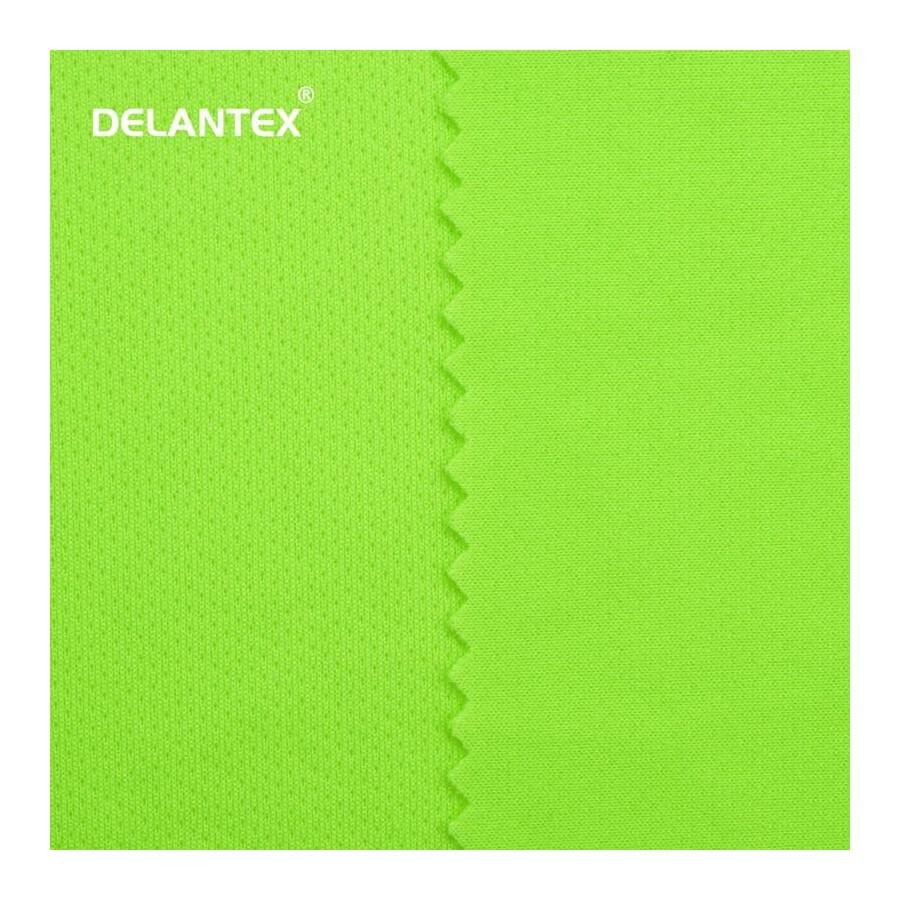 Delantex high quality 75/72F Mesh fabric Eyelet Brid Eye Knit fabric 100% Polyester Dry fast Dry quick Dry fit