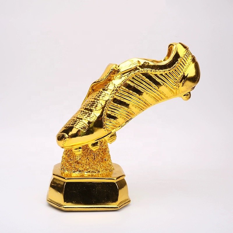 World Soccer Cup Resin Crafts Football Shooter Golden Boots Bonus Shoes Gold ball Electroplating Trophy Fan