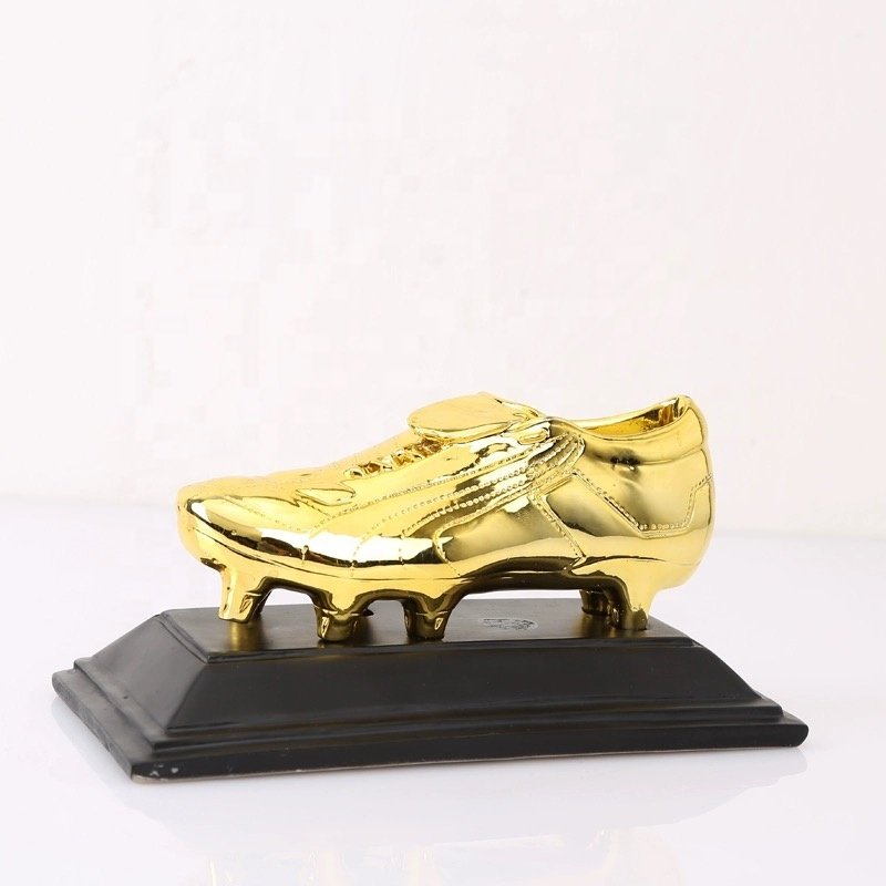 World Soccer Cup Resin Crafts Football Shooter Golden Boots Bonus Shoes Gold ball Electroplating Trophy Fan