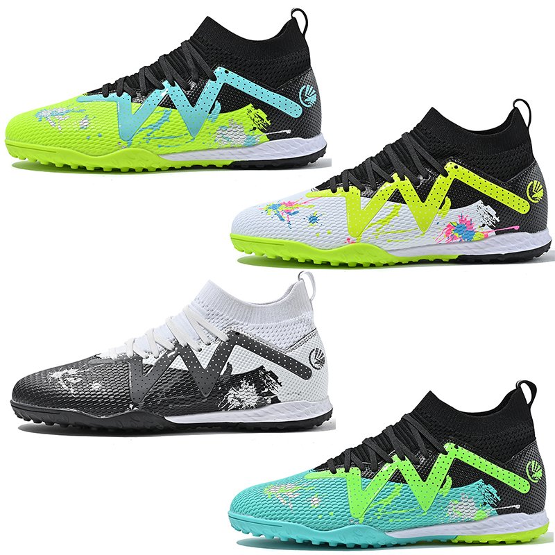 Manufacturers Custom High Quality Original Cheap Price Turf Youth Men Fustal Soccer Football Shoes Football Boots