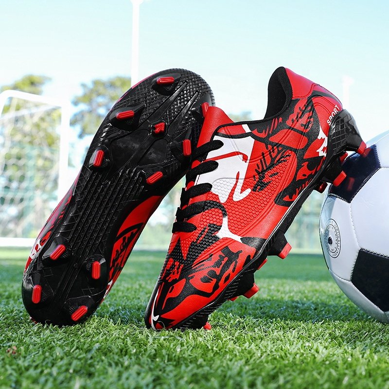 2024 Original Custom Wholesale High Quality Football Boots Low Ankle Outdoor Breathable Lace-Up Turf Soccer Shoes
