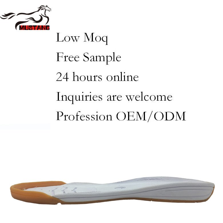 Mustang high resistant rubber outsole and eva soccer shoe sole soccer shoes sole