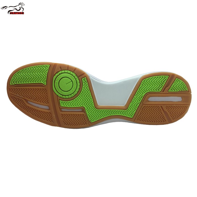 Mustang high resistant rubber outsole and eva soccer shoe sole soccer shoes sole