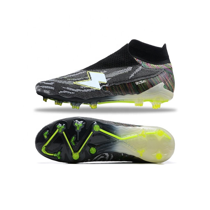 TOP Quality Waterproof Fully Knitted Football Shoes high top soccer shoes FG39-45