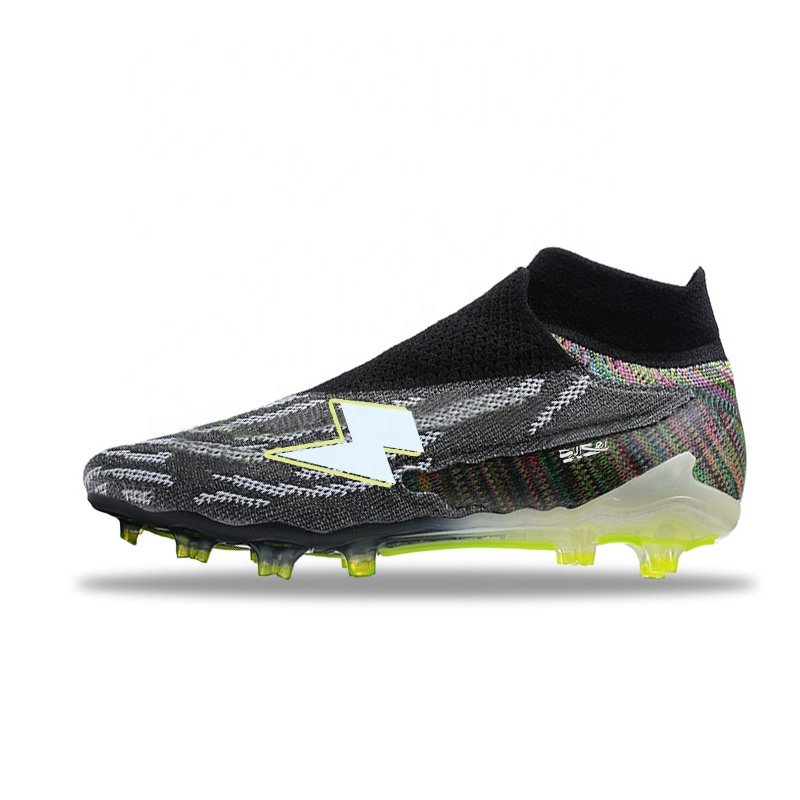 TOP Quality Waterproof Fully Knitted Football Shoes high top soccer shoes FG39-45