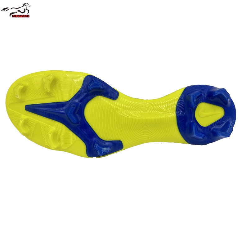 Mustang European standard soccer shoe tpu sole TPU soccer suelas high quality outsole for football shoes