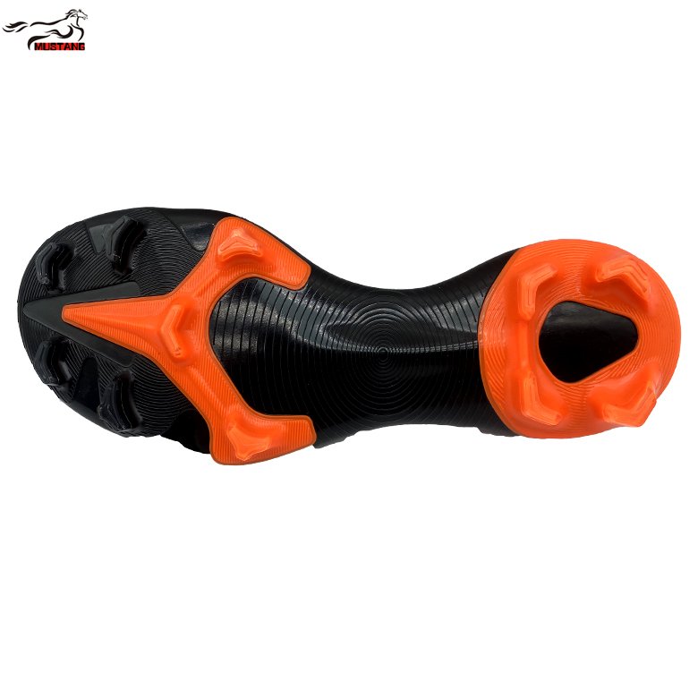 Mustang European standard soccer shoe tpu sole TPU soccer suelas high quality outsole for football shoes