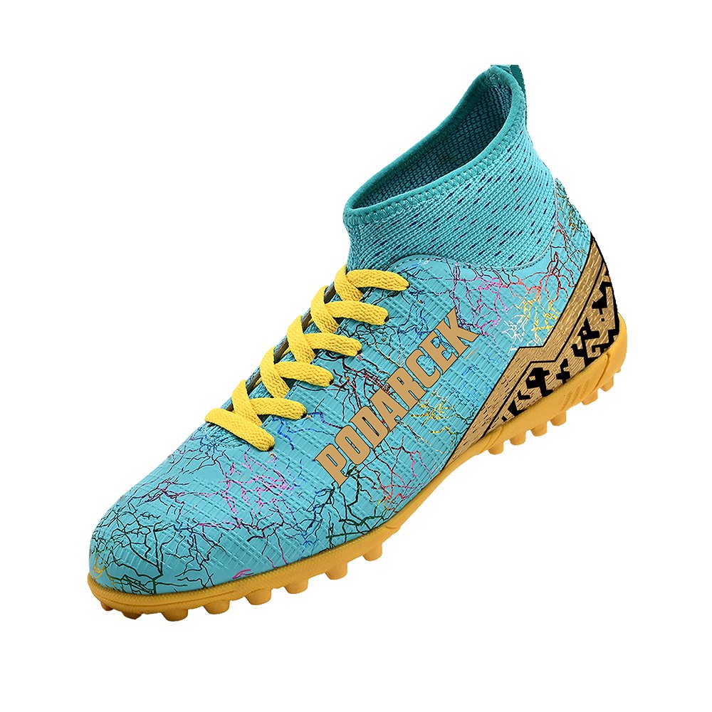 Custom Logo High Quality Indoor Rubber Sole Ag Fg Turf Soccer Cleats Shoes Football Boots For Men