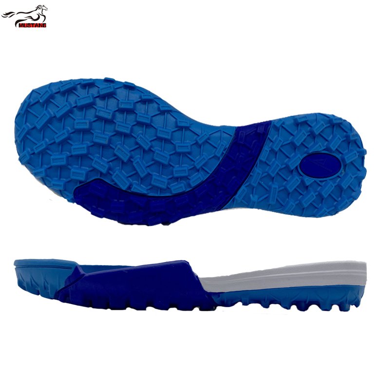 Mustang Wholesale Custom Rubber Football Sole Soft Material High Quality Designed Football Training Sole for Brazil