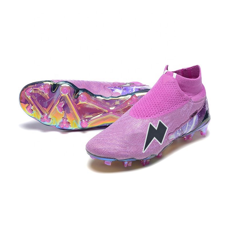 2023 Newest High sock pack Soccer Shoes for man Phantom Waterproof GX SE Gripknit FG Soccer Cleats guayos de futbol Pink