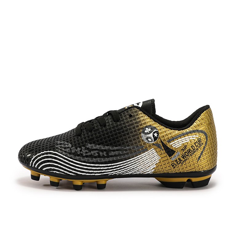 Wholesale Pink Leather Football Boots Children's Soccer Shoes in Stock Low-Priced for Summer and Winter Use