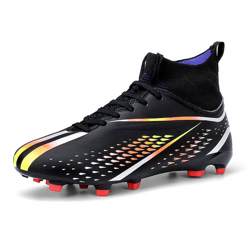 Wholesale Customized Top Quality Custom High Ankle Sports Fashion Outdoor Football Boots High Ankle Sneakers Mens Soccer Shoes