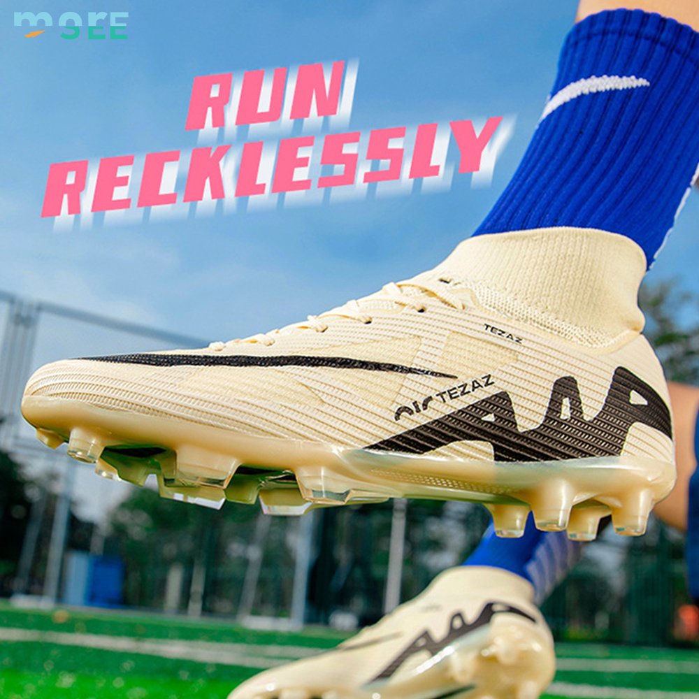 SeeMore Selection High Gripping Power Comfortable Breathable Professional Turf Shoes Football Cleats Soccer Shoes