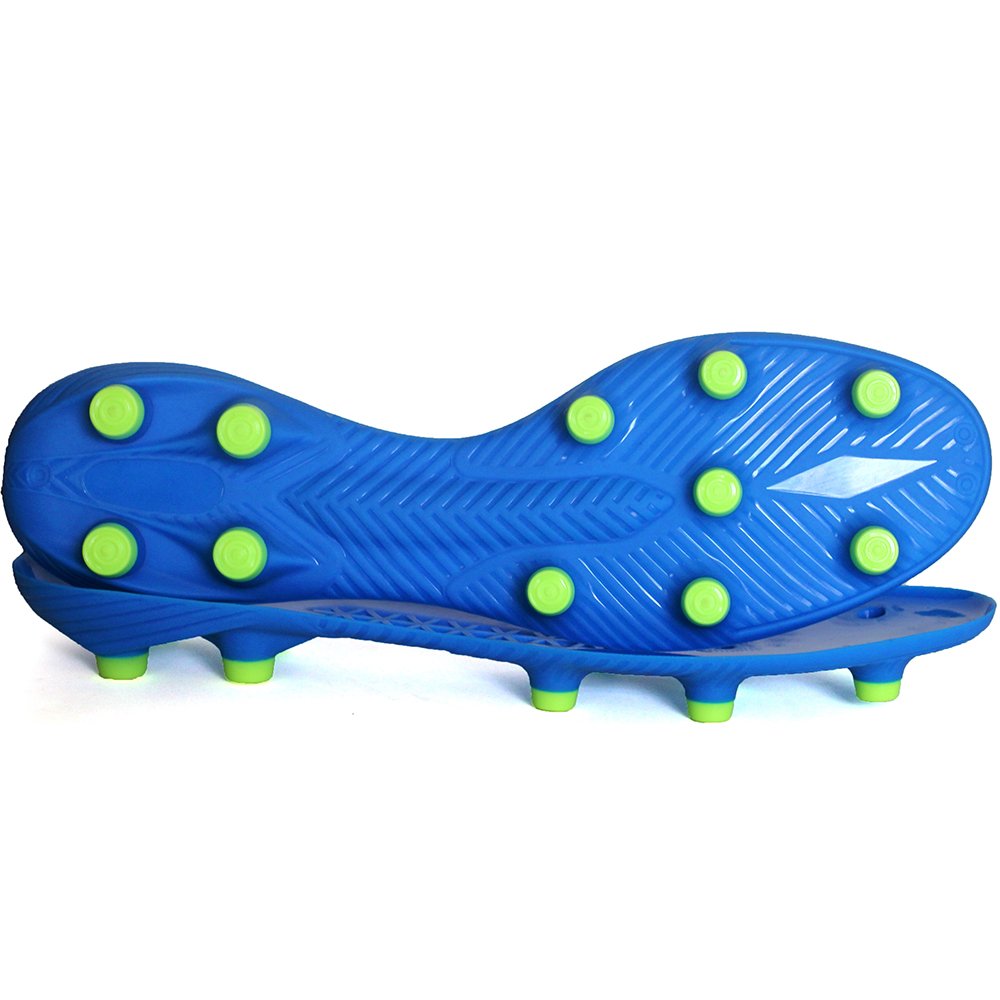 High Quality Light Weight Outdoor Futsal Soccer Sole With Pvc Injection Tpr Materials
