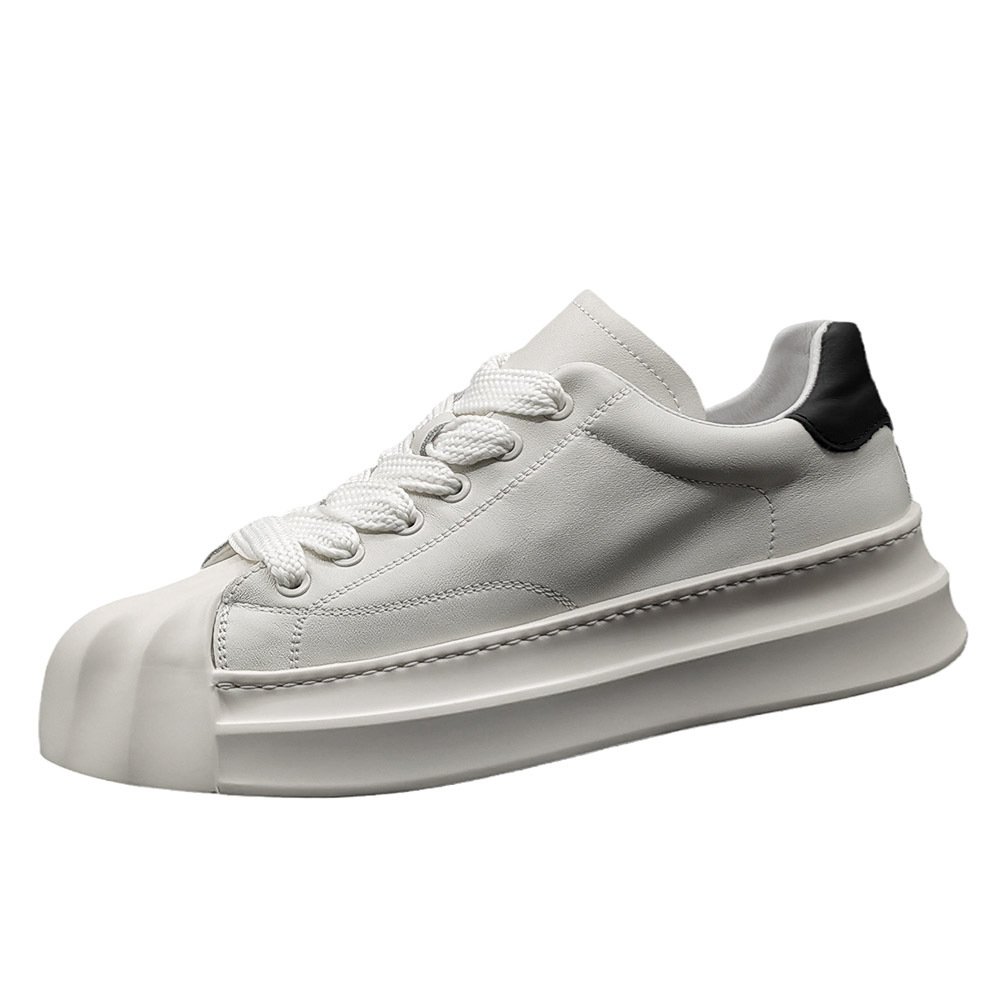 2024 new fashion men's casual sports shoes soft sole wear-resistant anti-slip sports skateboard shoes lace-up walking shoes
