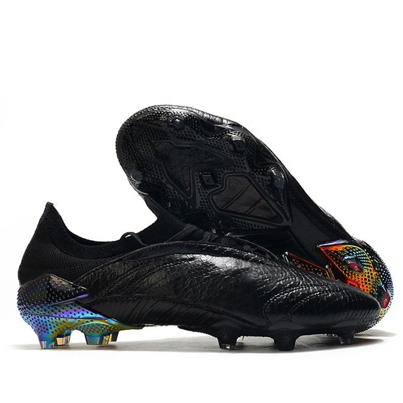Outdoor Artificial grass Professional Long Spike Men Soccer Shoes Sport Breathable Football Boots Cleats Hot Oem Custom Shoes