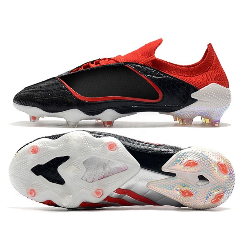 Outdoor Artificial grass Professional Long Spike Men Soccer Shoes Sport Breathable Football Boots Cleats Hot Oem Custom Shoes